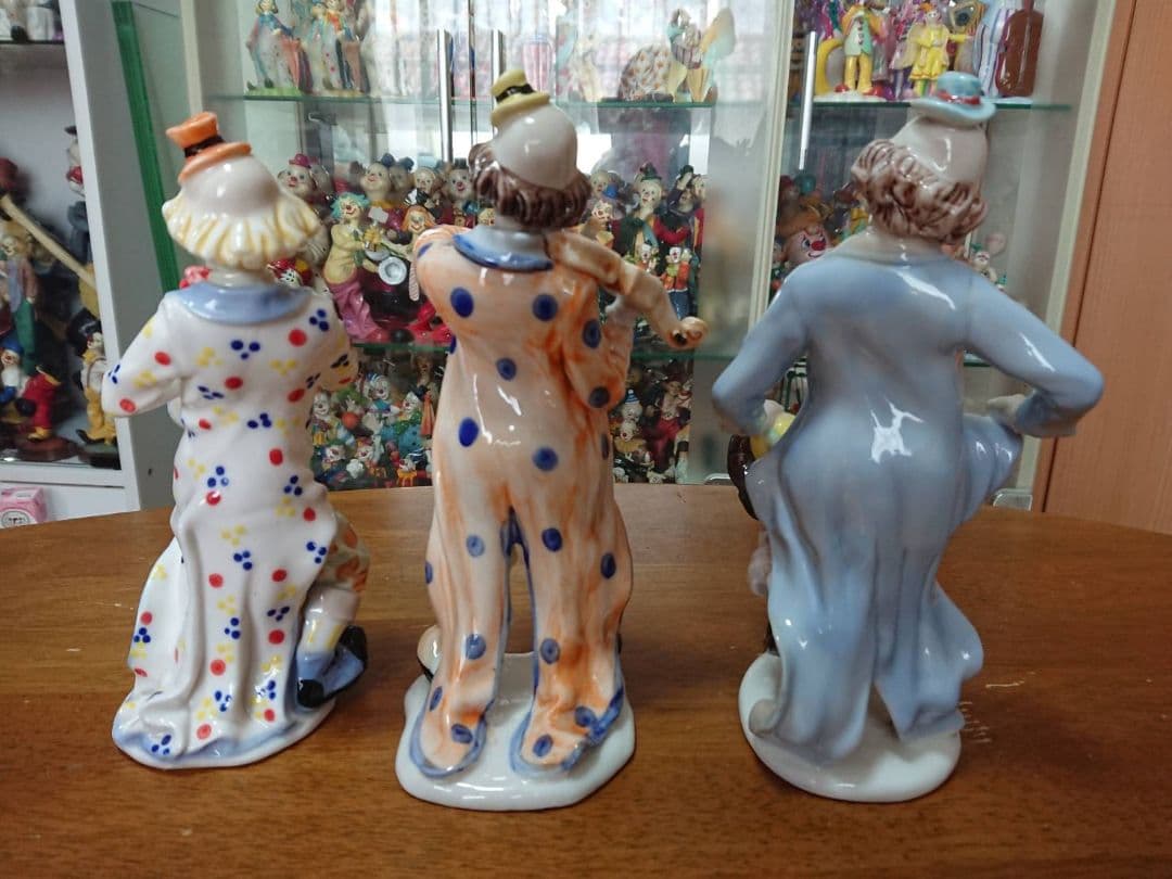 ピエロ 置物 9体セット