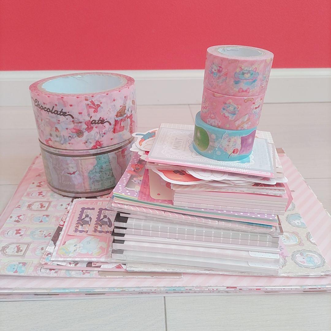 ayyjewel❣️紙もの詰め合わせ 大量 まとめ売り メモ デザインペーパー