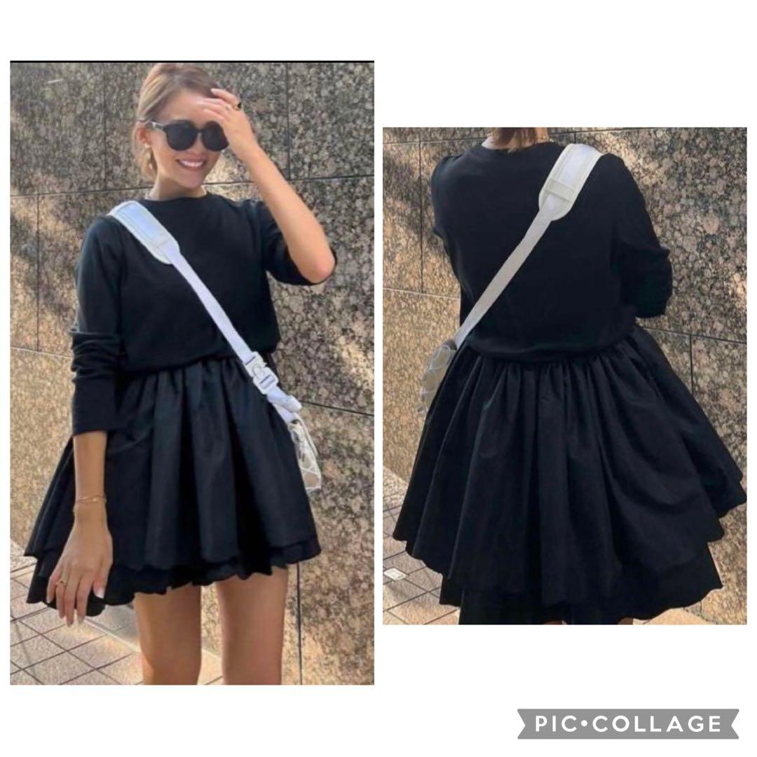 Rosy Monster ダブルスカラップドッキングチュニック