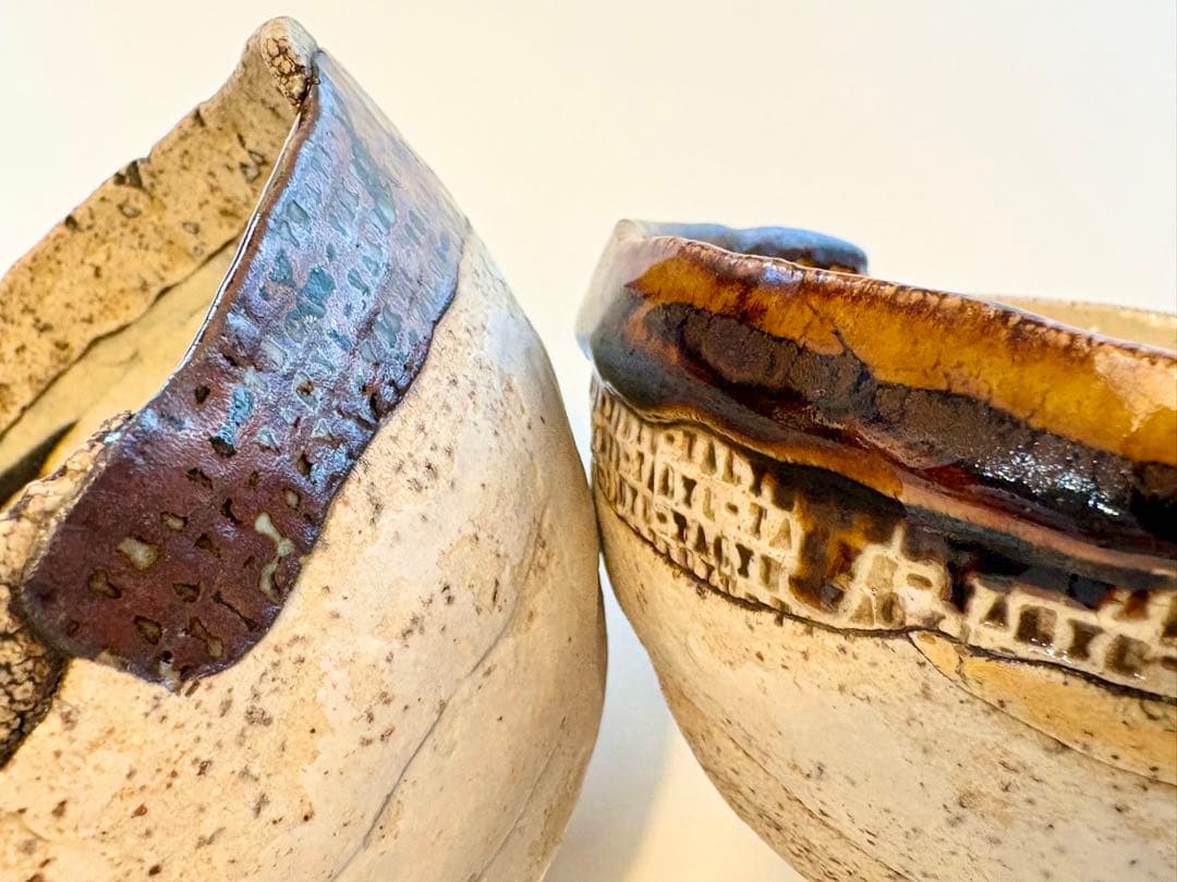 ❤︎大人気作家：中田篤さん❤︎　茶碗　2個