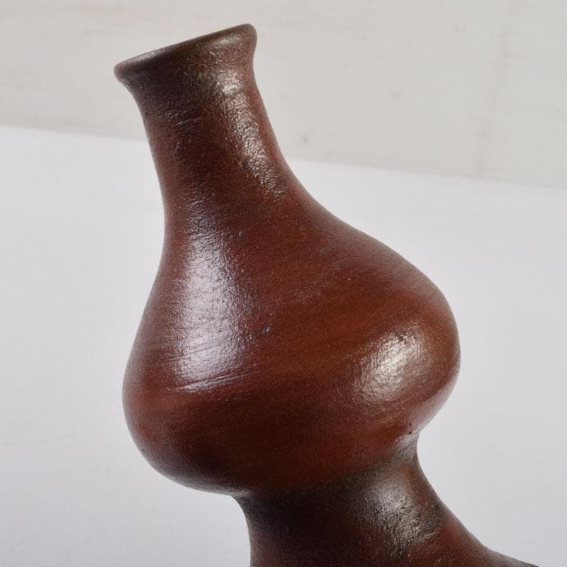 桂又三郎極め　江戸初期　古備前　献上手瓢徳利　V　8957