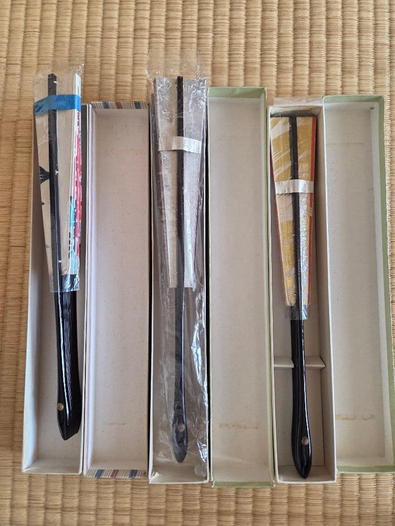 日本舞踊小道具　尺舞扇　3本セット