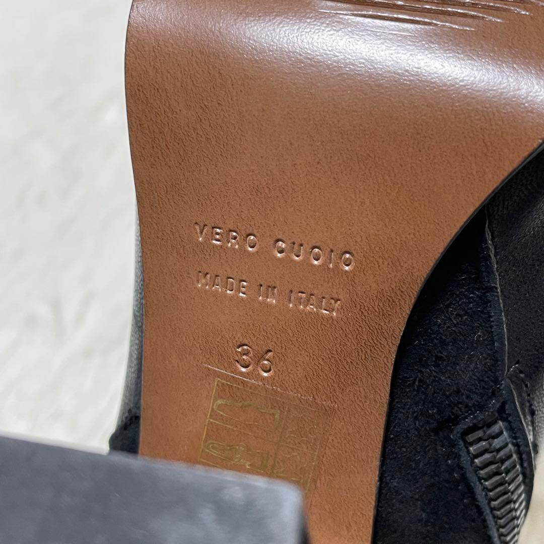 新品未使用品✨ファビオルスコーニ ショートブーツ　イタリア製　23cm