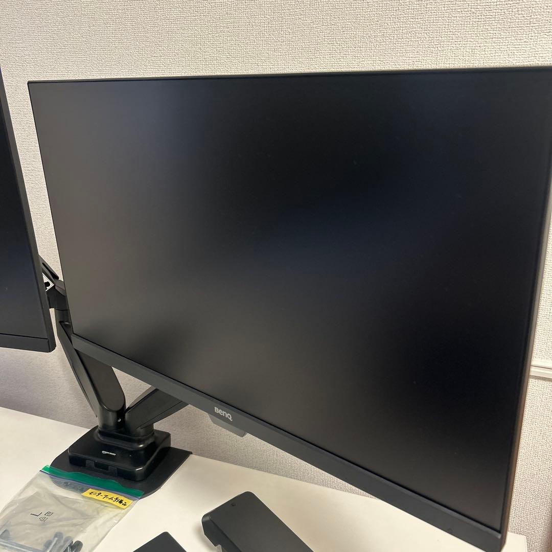 BenQ 液晶モニター 23.8&27インチ　モニターアームセット