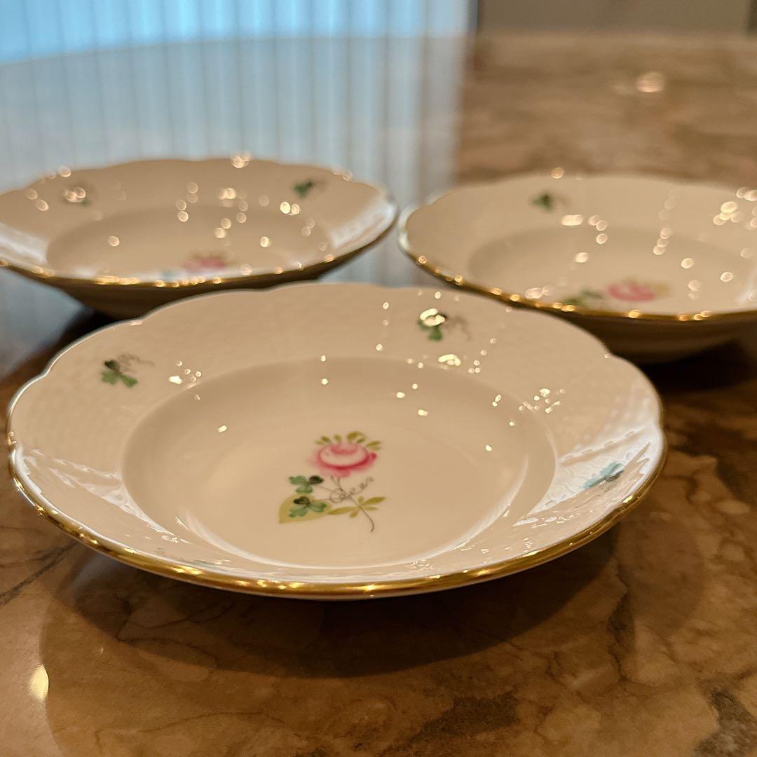 ヘレンド オリエンタルボウル Sサイズ 3枚、Lサイズ 3枚とヘレンドティー