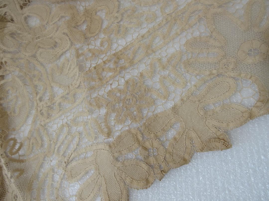 (O-41)汕頭 スワトウ テーブルクロス 刺繍 レース