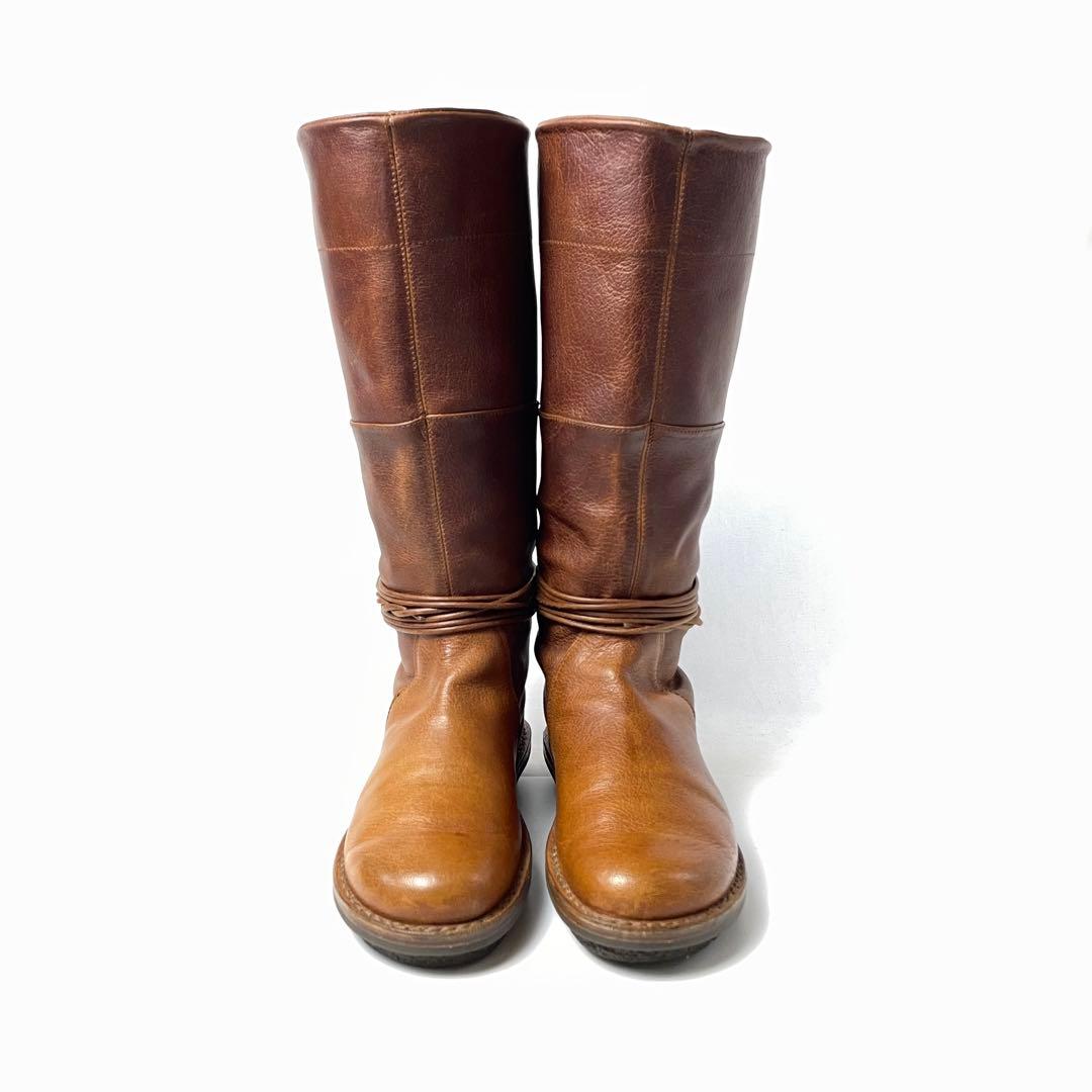 trippen トリッペン 39メキシコ ロングブーツ 革紐 訳あり 美品