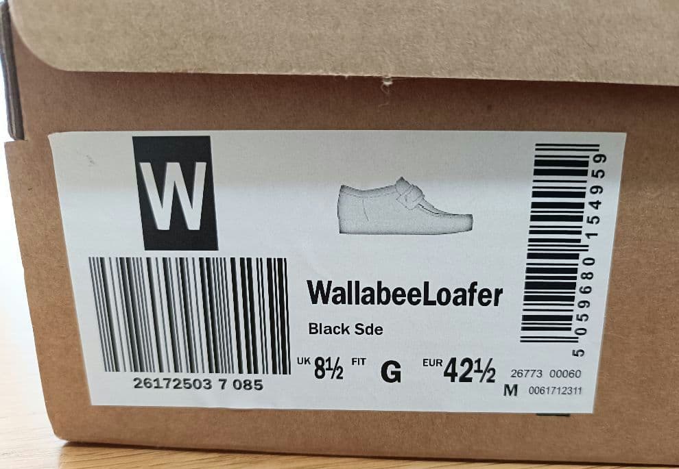 新品 CLARKS Wallabee Loafer 26.5cm