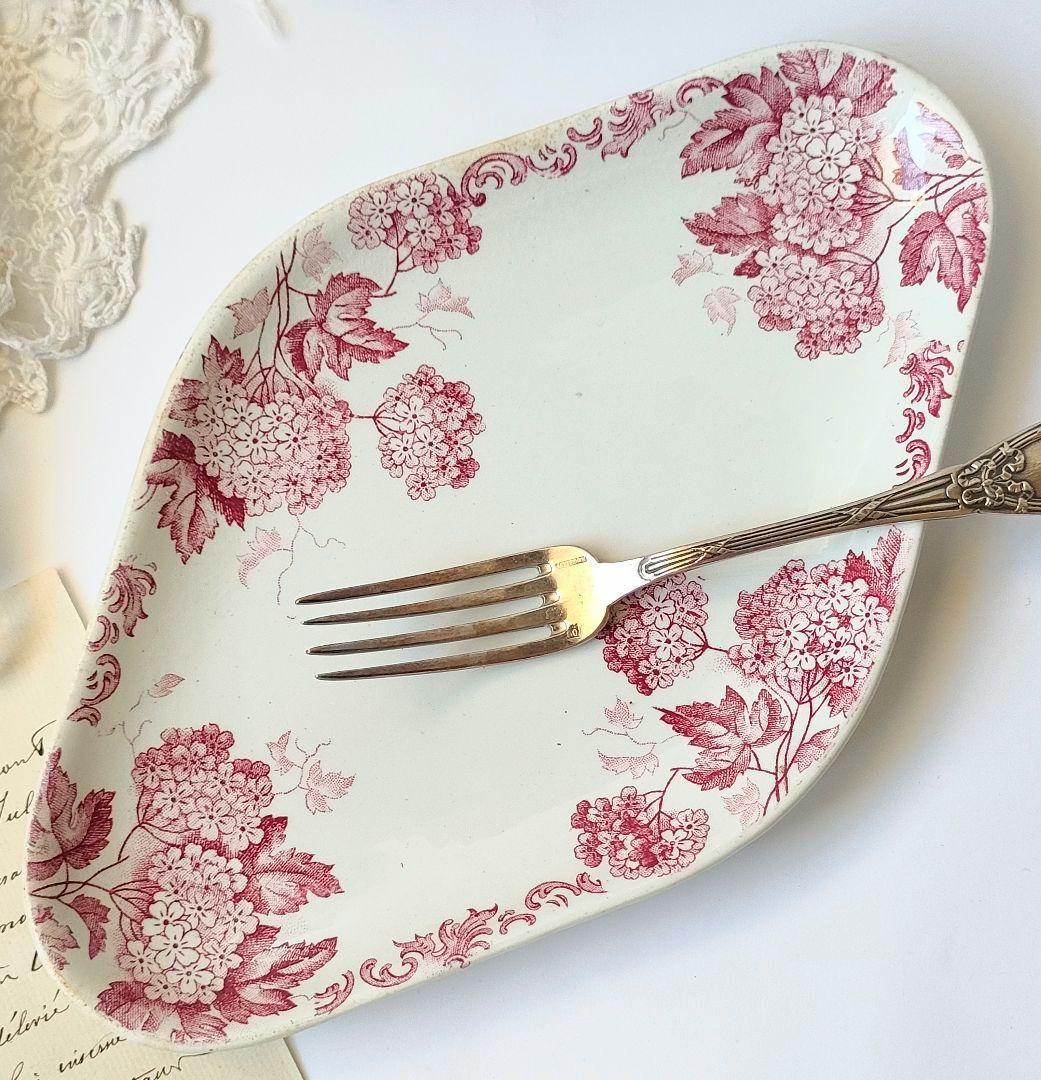 希少　美品　サンタマン　ブールドネージュ　ラヴィエ　フランスアンティーク