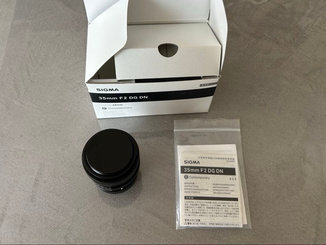 SIGMA 35mm F2 DG DN 単焦点レンズ Lマウント用