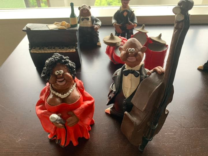 JAZZ JAZZバンド　ブルース　置物　インテリア　ヴィンテージ