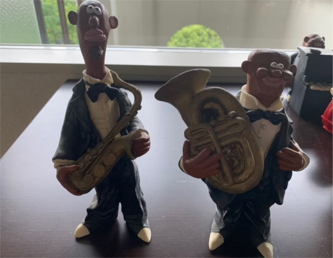 JAZZ JAZZバンド　ブルース　置物　インテリア　ヴィンテージ