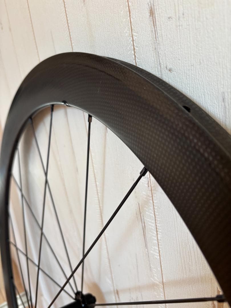 50mm カーボンチューブラーホイール 700C シマノ10速・11速
