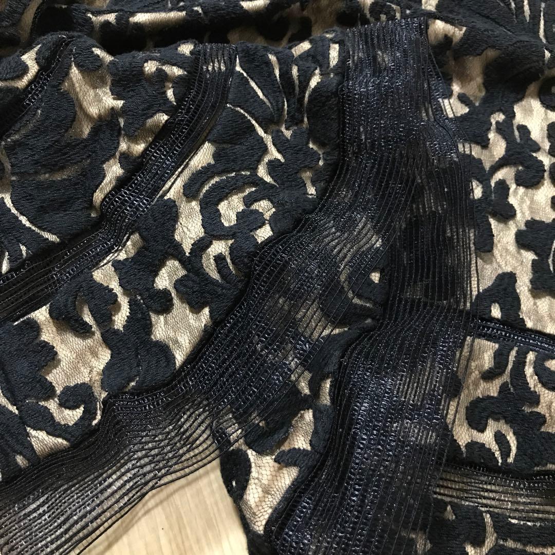 TADASHI SHOJI パーティードレス サイズ4 黒 レース