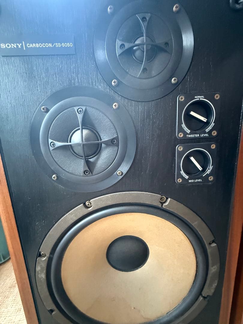 【レア・ヴィンテージ】SONY CARBOCON SS-5050 スピーカーペア