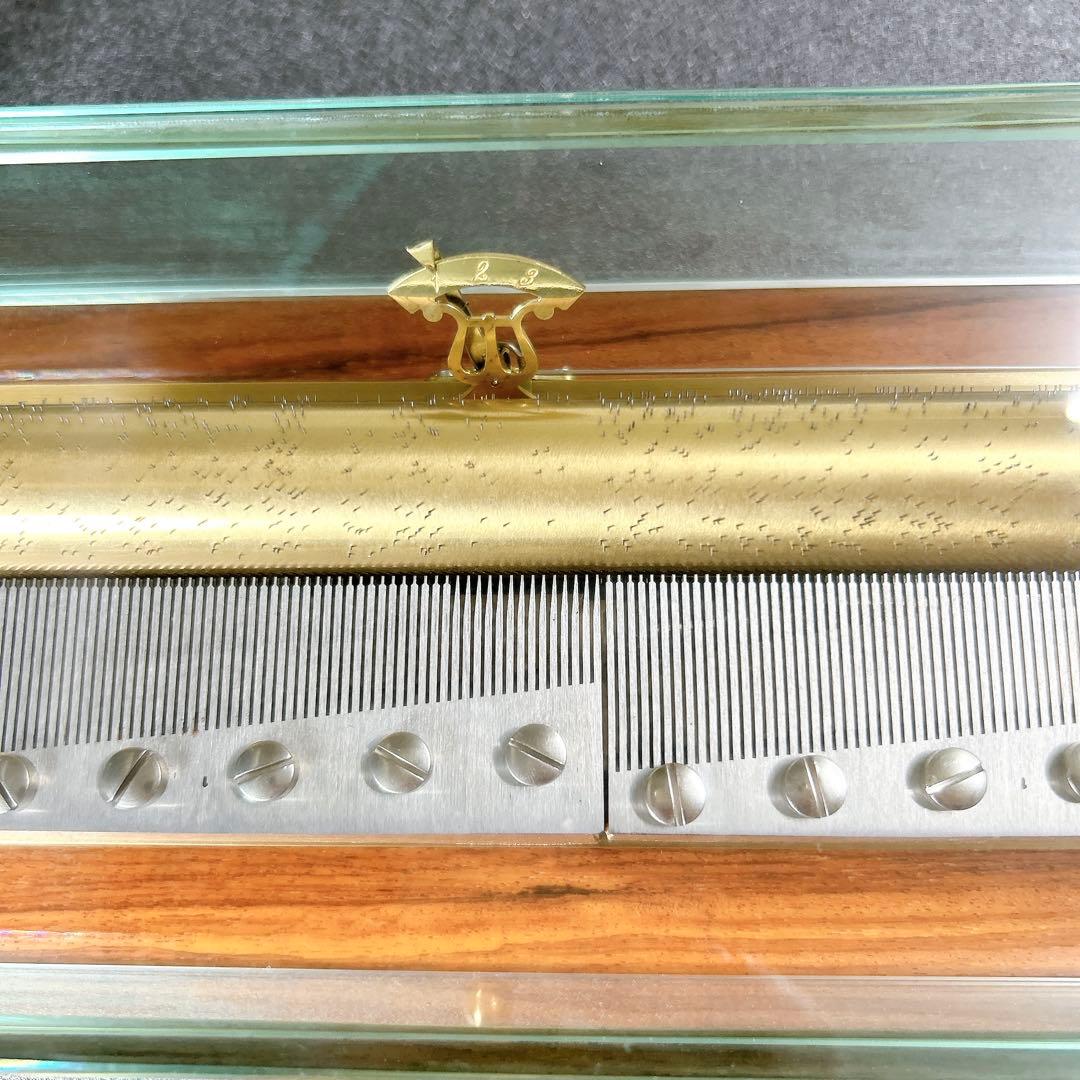 最高峰 REUGE 144弁 ガラスオルゴール 椿姫/ナブッコ/トロヴァトーレ