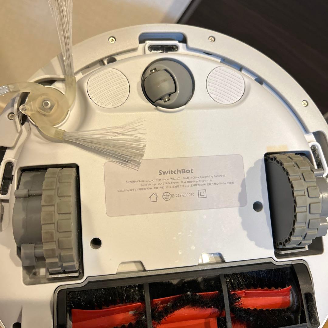 【switchbot】世界最小ロボット掃除機×水拭き機能(長期保証29年1月迄)