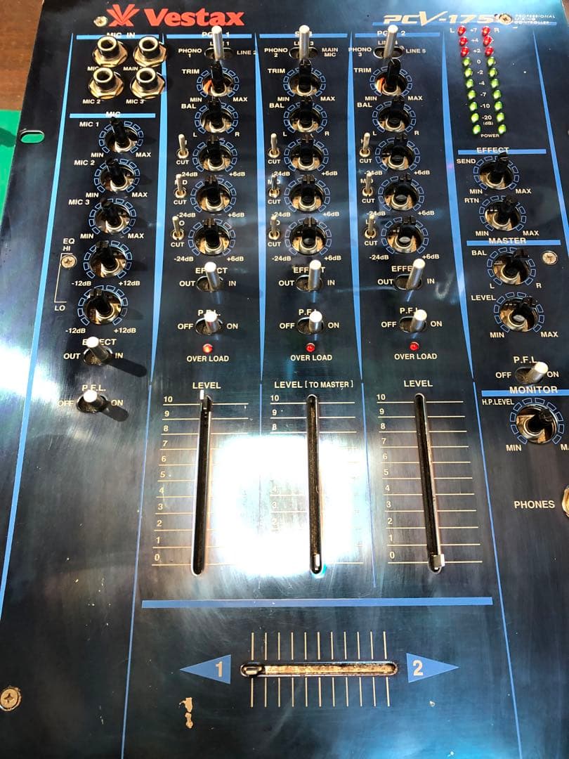 VESTAX ベスタクス　PCV-175 フェーダーメンテナンス