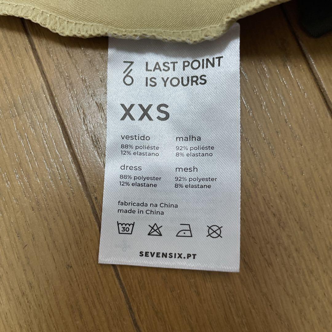 日本初上陸　セブンシックス　テニスウェア　ワンピース　サンドベージュ