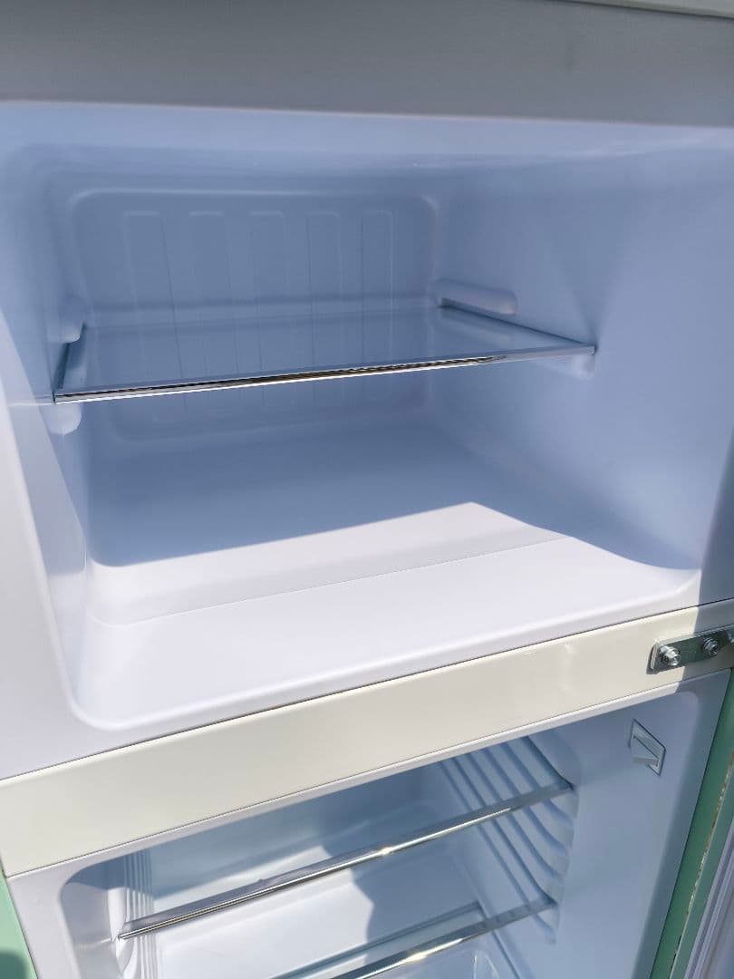 関東限 条件で無料配送 レトロ冷蔵庫 レトロデザイン冷蔵庫 冷蔵庫 2ドア冷蔵庫