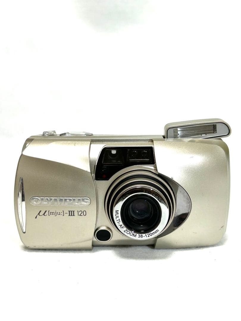 【完動品】Y-275 OLYMPUS μ【mju:】-Ⅲ 120 純正リモコン付