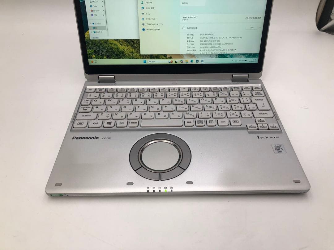 Windowsノート本体 Panasonic CF-QV9 [Core i5 10310U