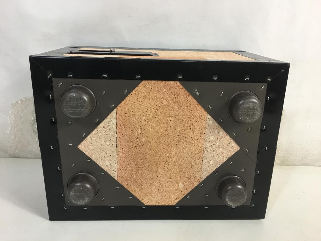 ☆開封未使用 能登 炭火焜炉 BQ8F号 (約2人〜4人用)　珪藻土コンロ