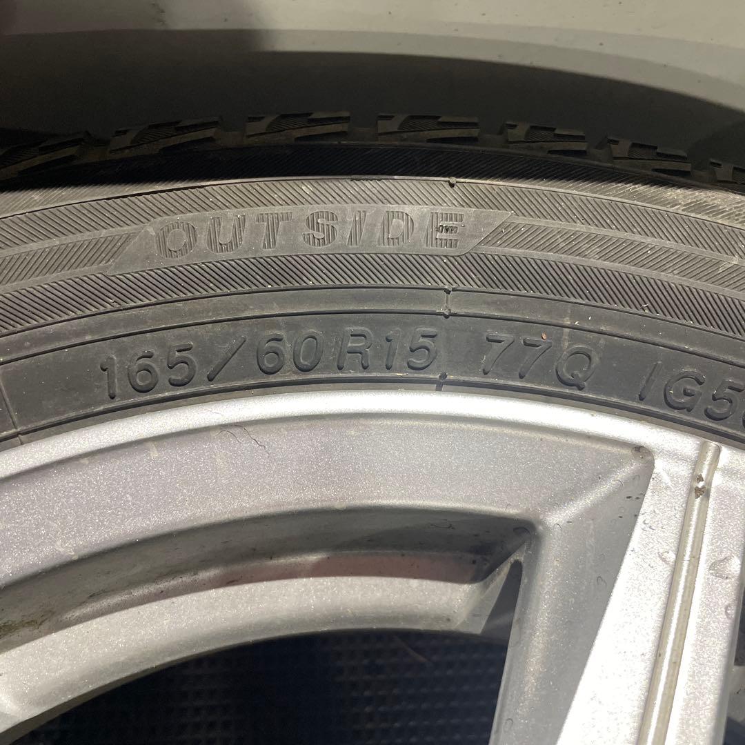 165/60R15 タイヤ・ホイールセット