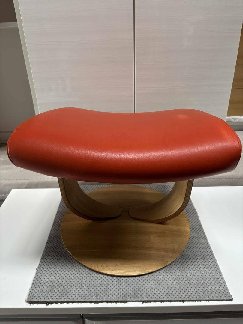 KARIMOKU カリモク フットスツール オットマンのみ Used