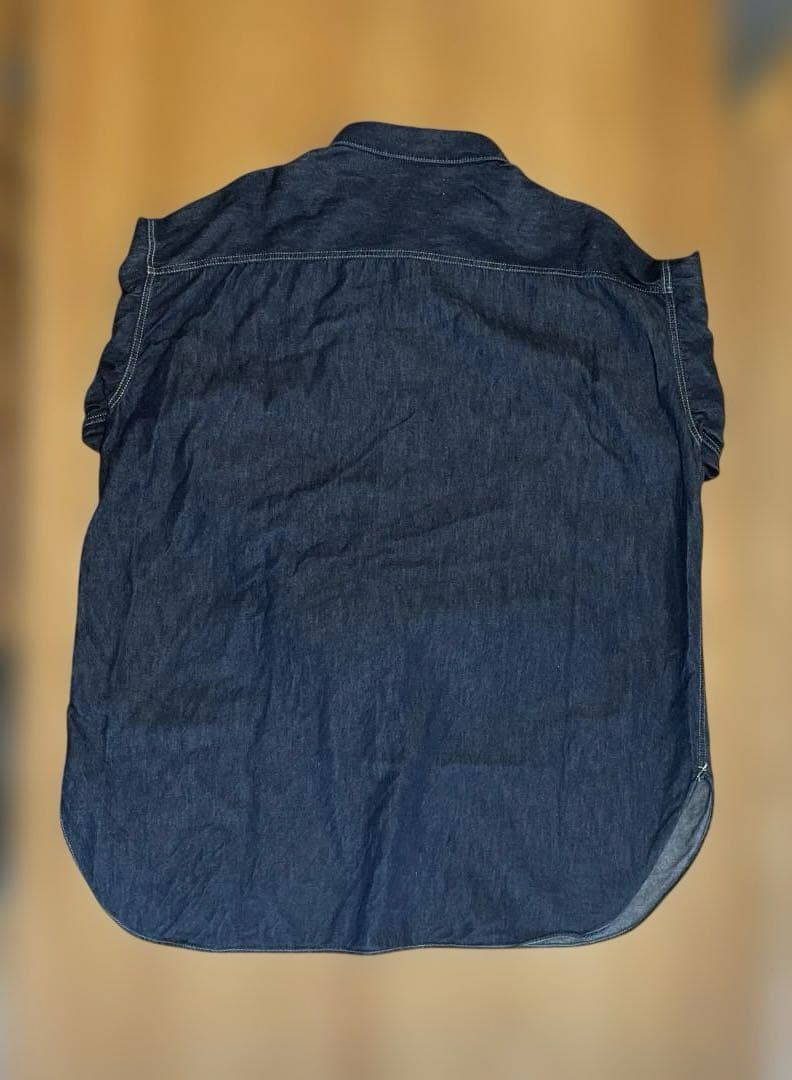 かぐれ　デニムワークシャツ　コットン100%