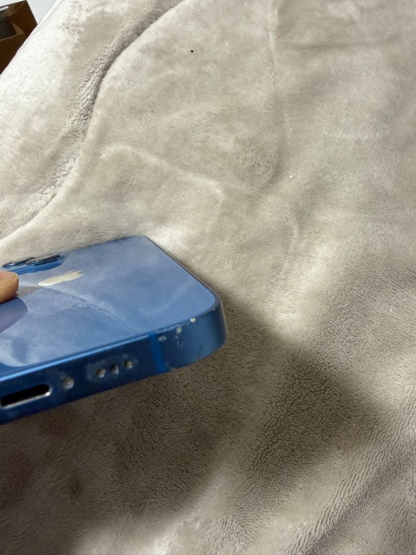 IPhone 13 ブルー 256GB 有線イヤホン 充電コード付き 傷あり