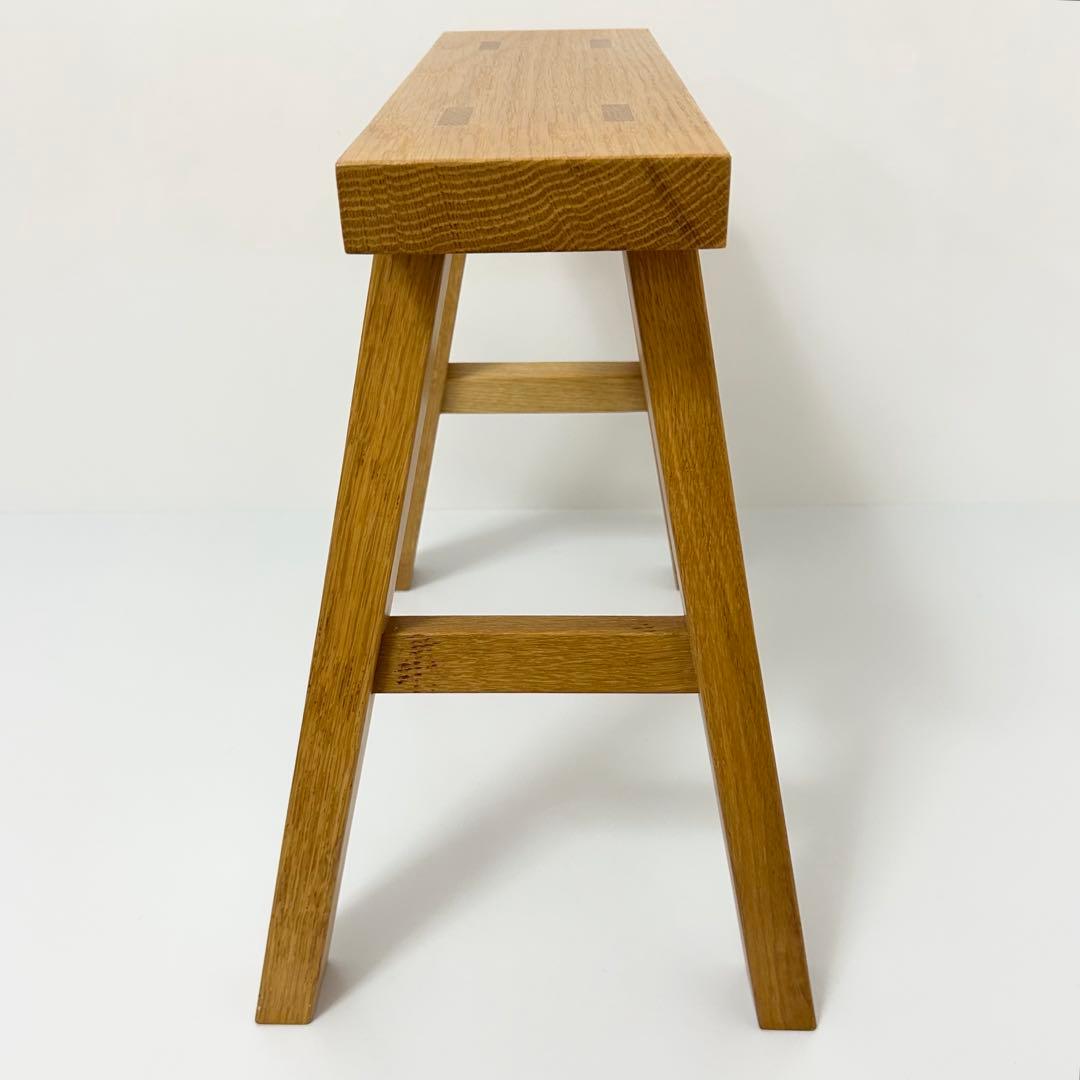 無印良品 MUJI ベンチ オーク材 小 廃盤品 スツール　②
