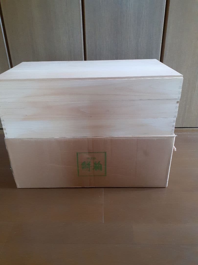 餅箱3段セット　木製　蓋1個付　餅箱　もろぶた　池川木材工業