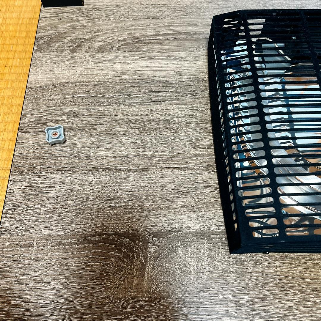 2021年製 ニトリ　木目調デザインのリビングこたつ(8060 VBR)　炬燵