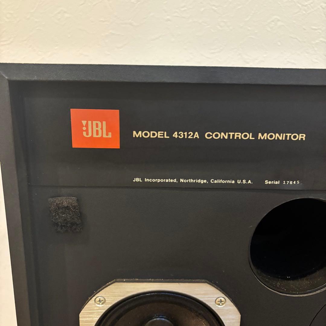 【希少値下げ】JBL 4312A重低音 スピーカー 音響 ペアおしゃれアイテム！