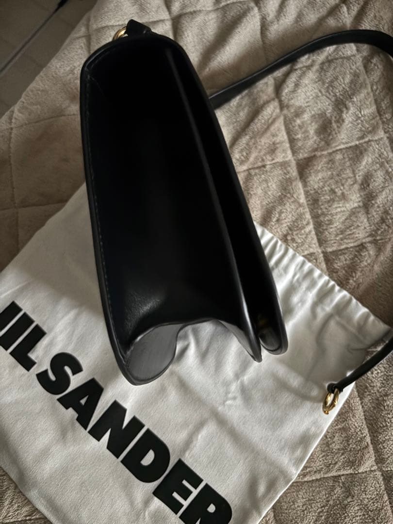 JIL SANDER 黒 ハンドバッグ 保存袋付き