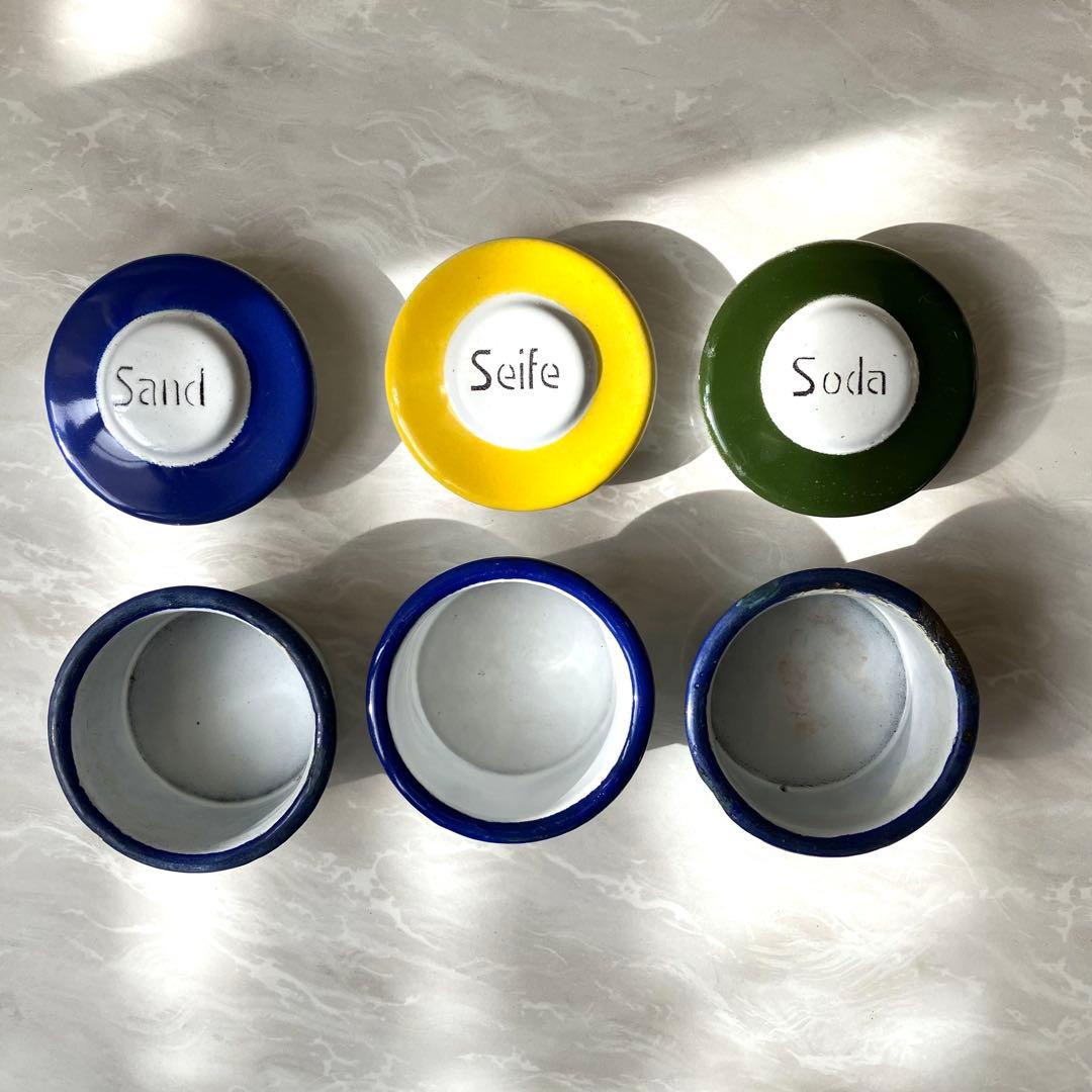 レア！ アンティーク、フォントも可愛い 洗剤容器（ドイツ）　クリーニングボックス