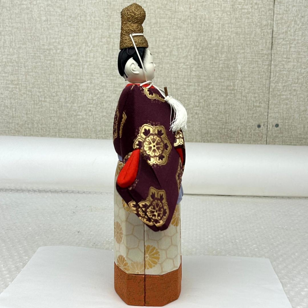 東玉　鈴木賢一作　江戸木目込雛人形　親王飾り　寿々喜雛　男雛と女雛の立ち雛　立雛