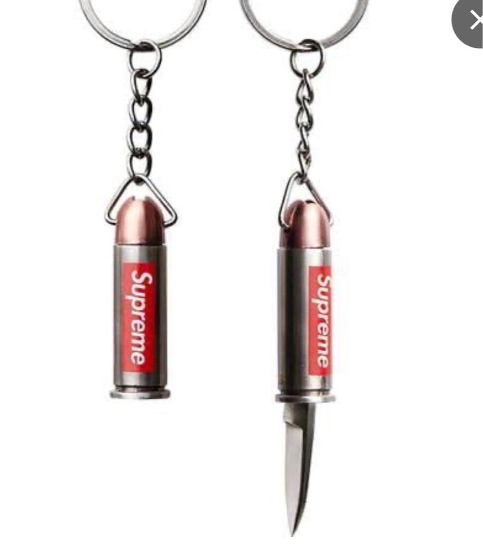 Supreme 弾薬型キーホルダー ナイフ付き 新品・未開封