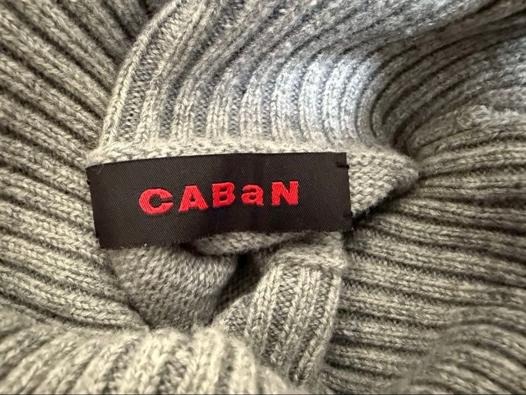 CABaN キャバン長袖ニット　カシミヤ混