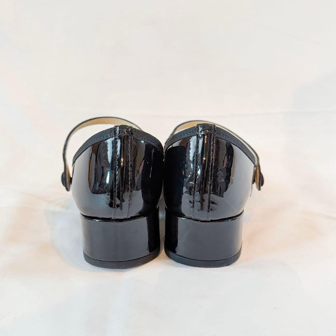 repetto レペット エナメル ストラップ パンプス 38 黒