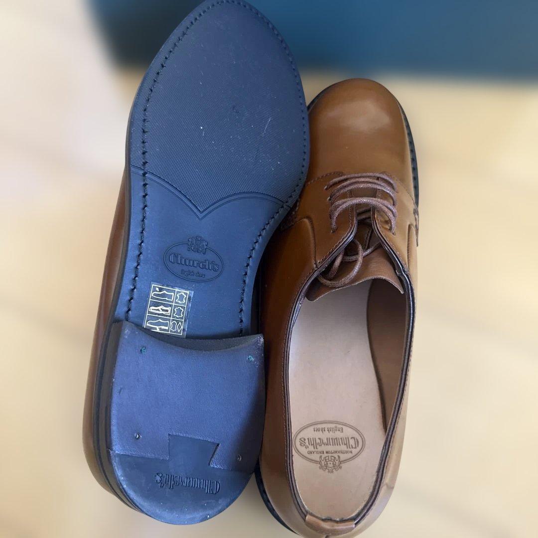 red　チャーチレースアップシューズ