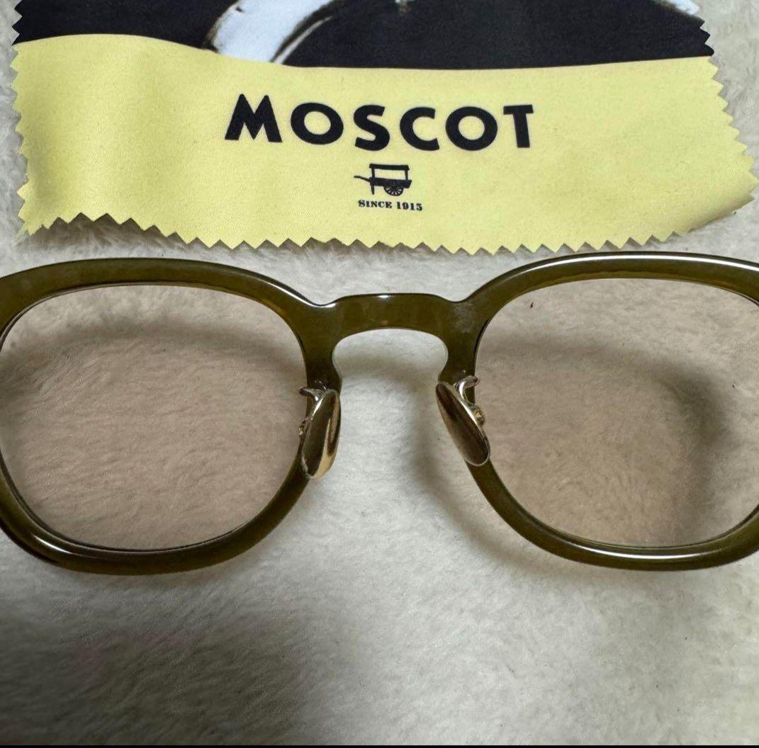 MOSCOT ジャパンリミテッド　レムトッシュオリーブグリーン ×べっ甲柄　眼鏡