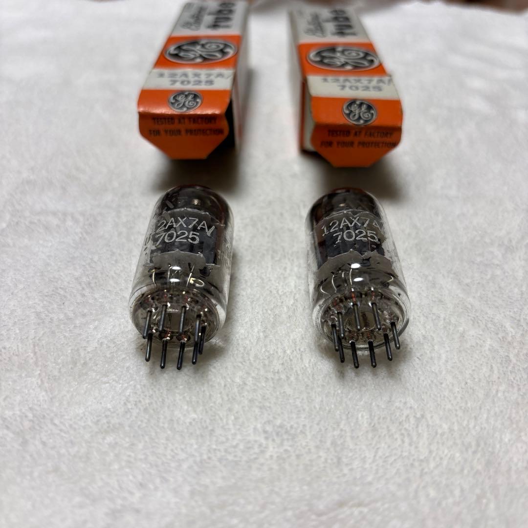 GE 12AX7A 7025 真空管　2本