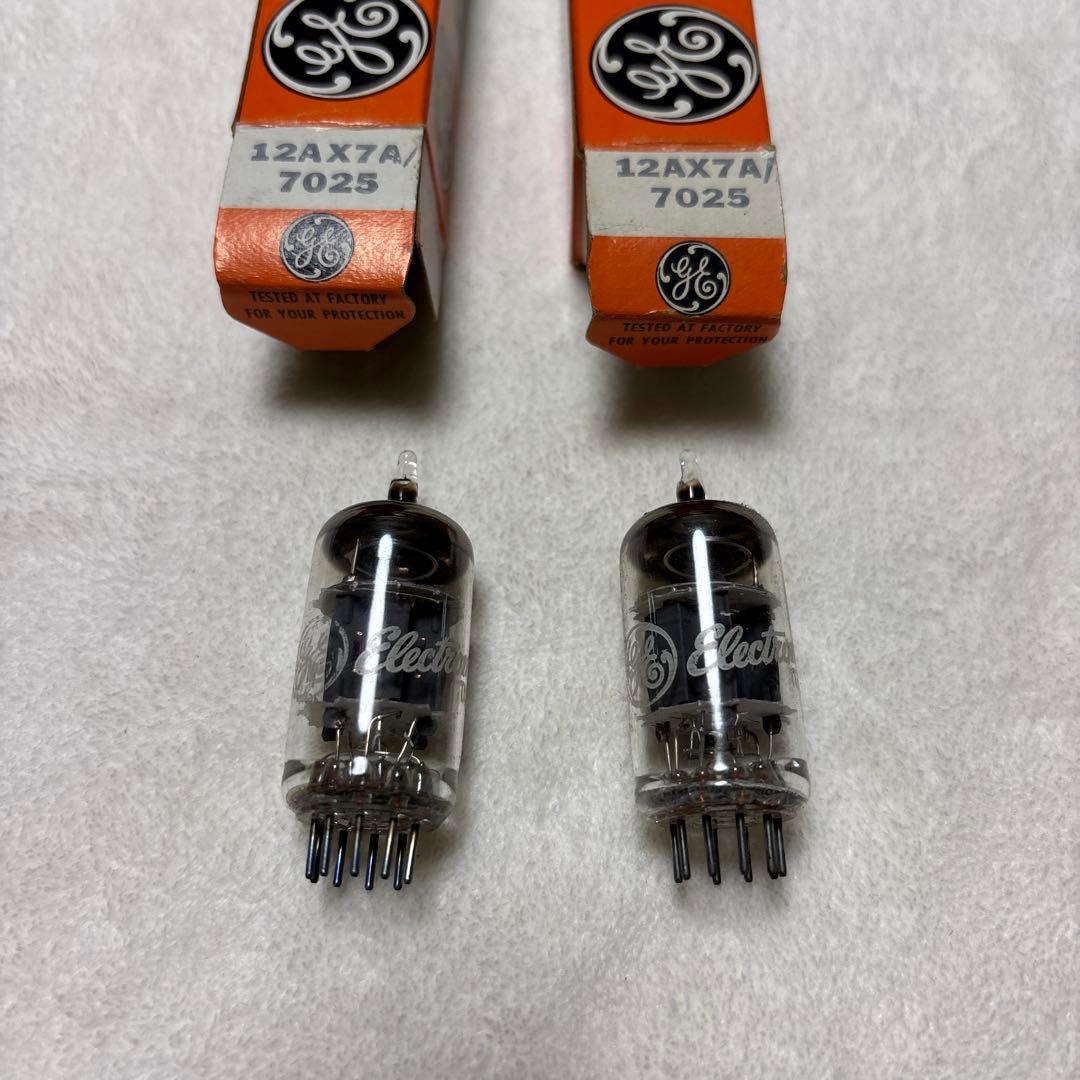 GE 12AX7A 7025 真空管　2本