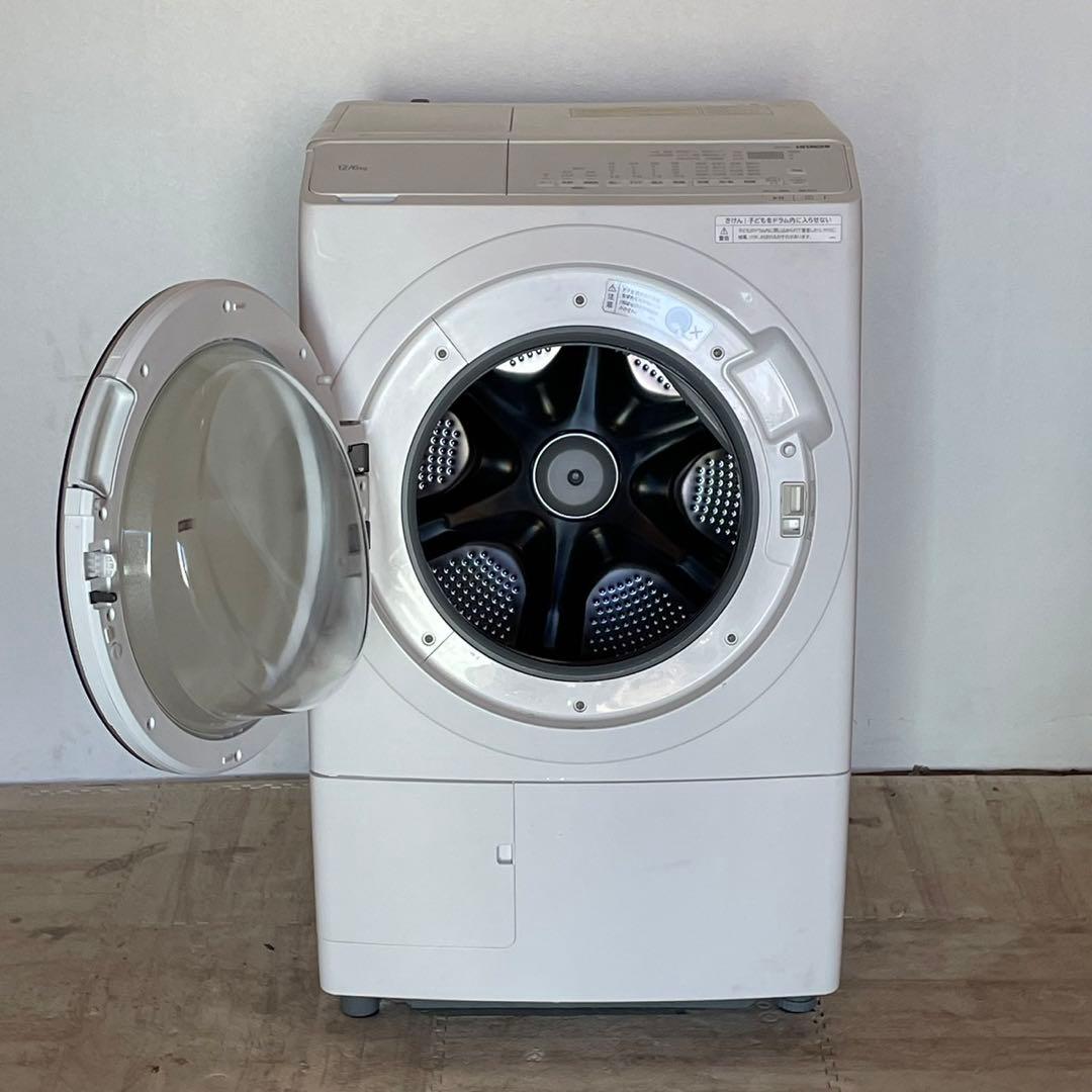 配送設置無料　日立　ドラム　最新24年製　12kg 自動投入機能付