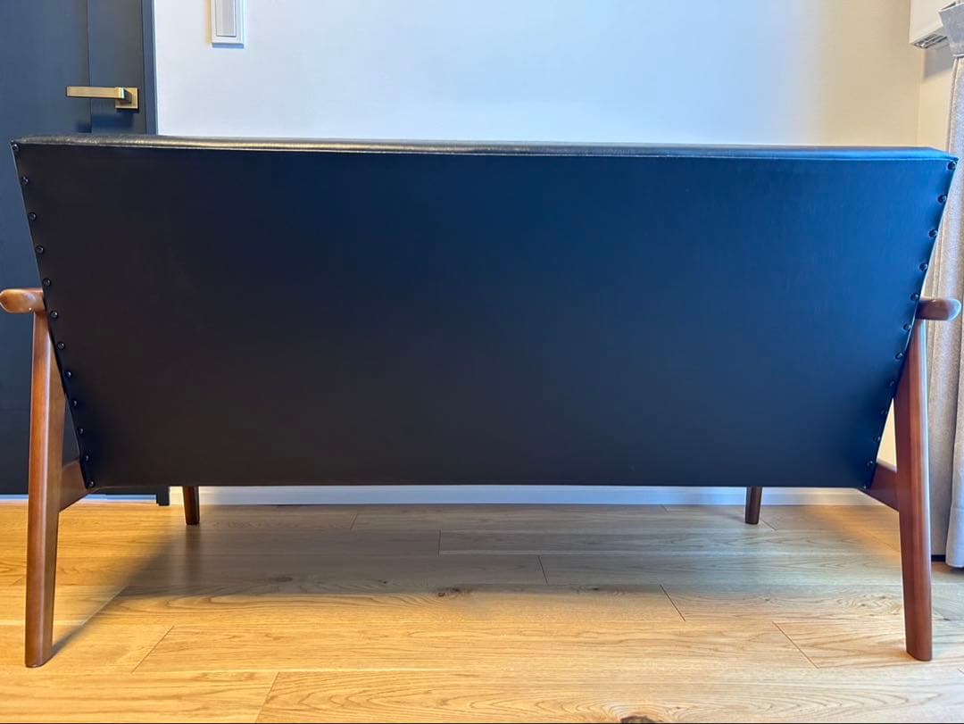 SPOT カリモク60 Kチェア 2シーター スタンダードブラック