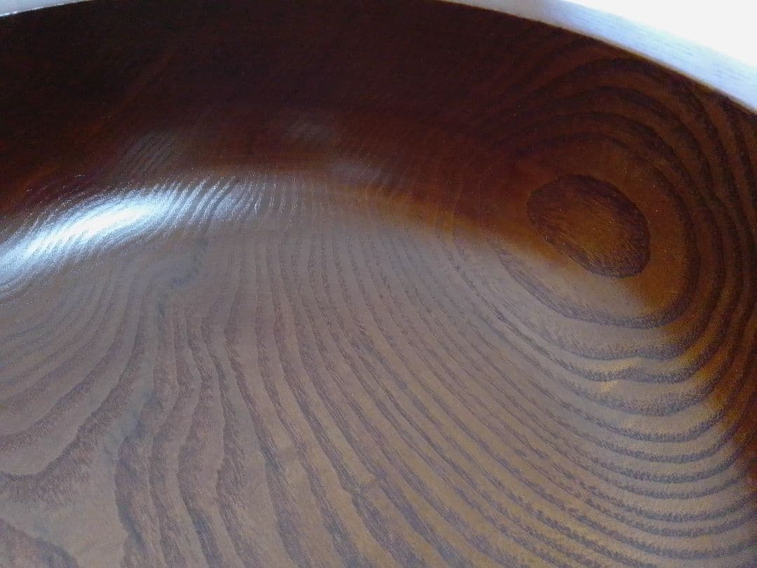 ☆美品☆ こね鉢 天然木 外径39cm×高さ12cm そば うどん 麺打ち 器
