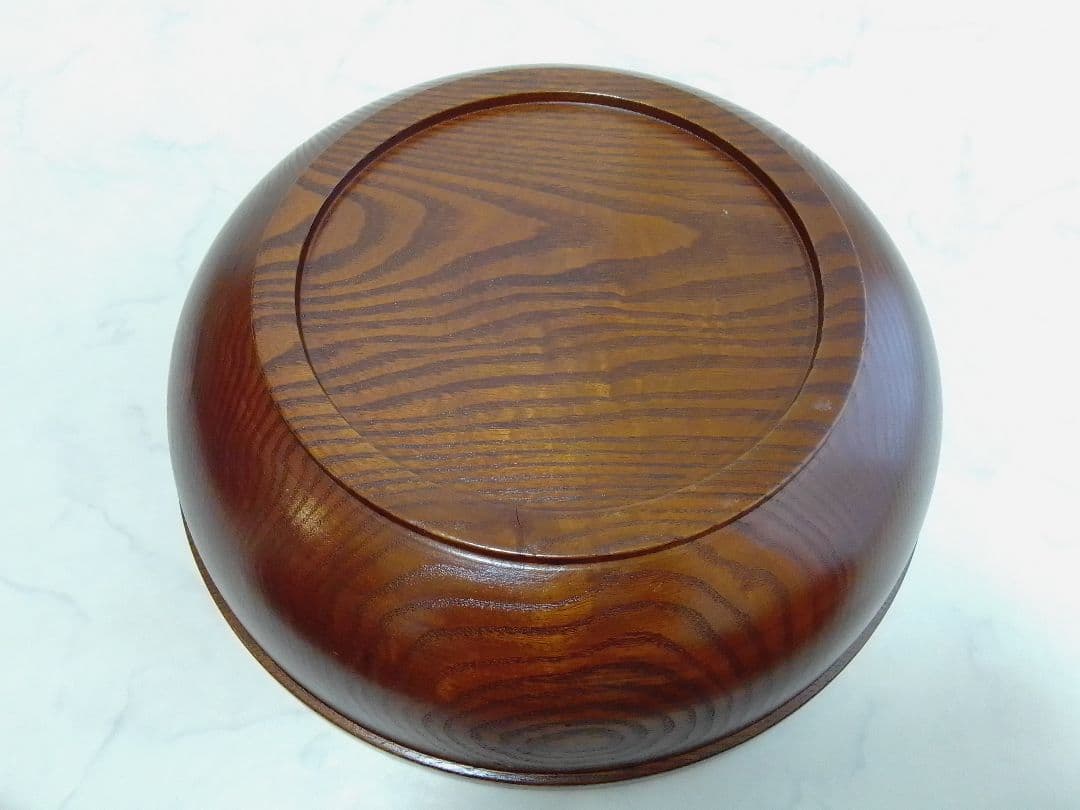 ☆美品☆ こね鉢 天然木 外径39cm×高さ12cm そば うどん 麺打ち 器