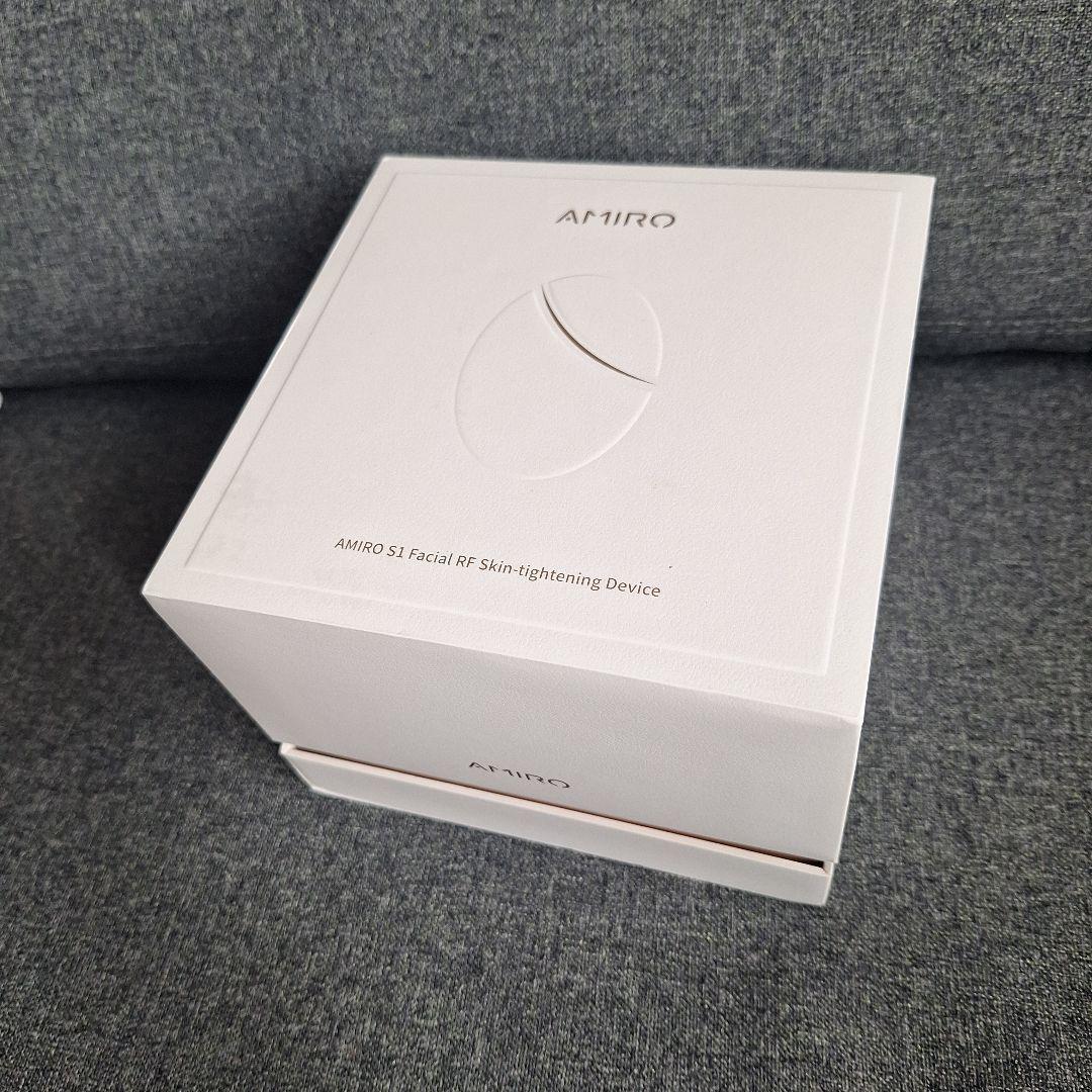 【美品】AMIRO 最新スタンプ式RF美顔器 EMS 美容器